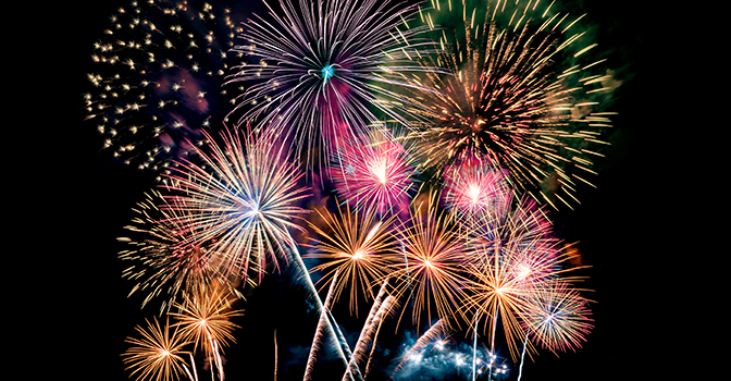 Mooiste vuurwerkshows in de buurt van Fletcher hotels
